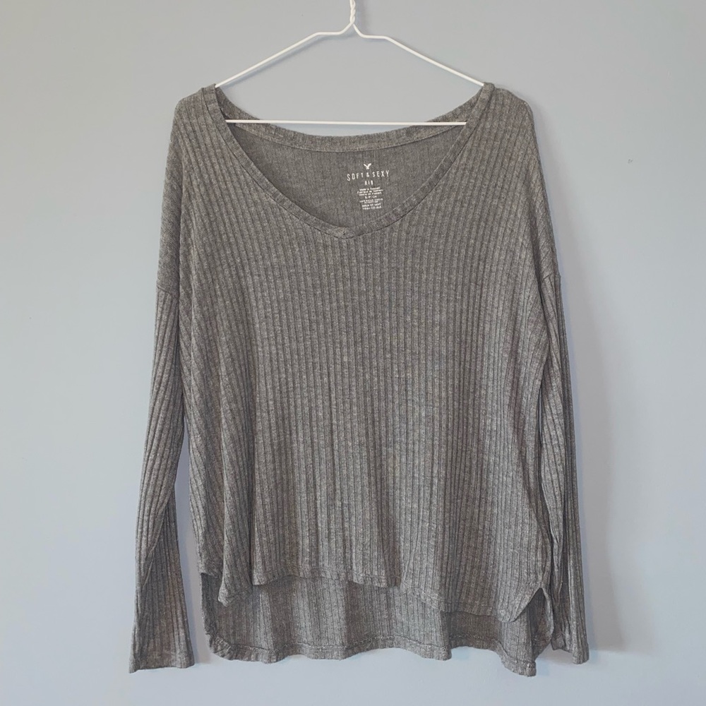 American Eagle Soft and Sexy ribbed sweater Size S